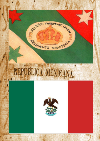 1821. Se establecen cuatro ministerios.