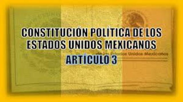 Iniciativa del articulo 3°