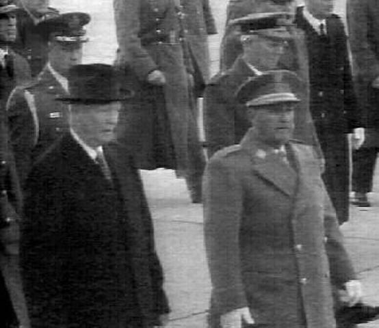 La visita del presidente Eisenhower
