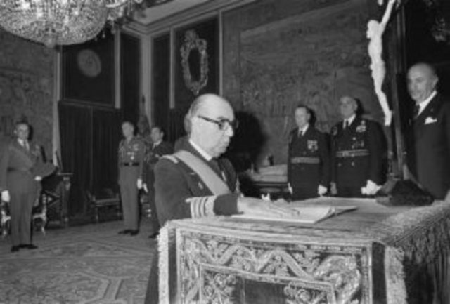 Franco envejece, Delega el poder en su mano derecha: Carrero Blanco