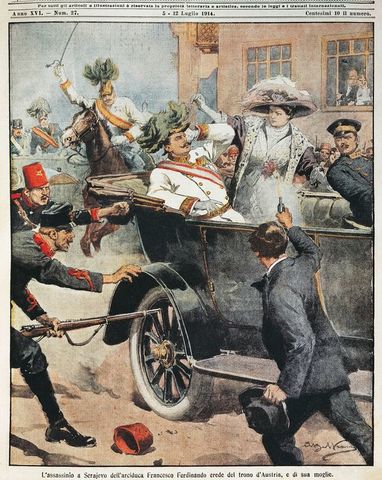 1914 Assassination of Archduke Franz Ferdinand