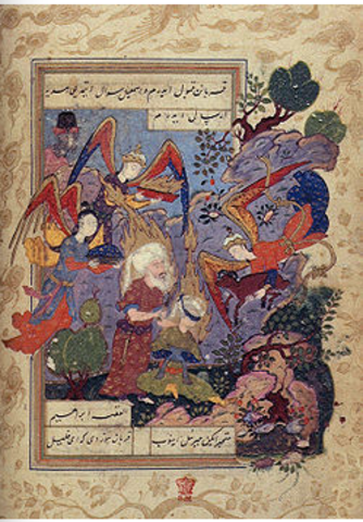 Muhammad Acts as Caravan Agent for Wealthy Tradeswoman, Khadija