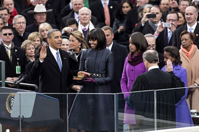 President Obama is inaugurated for his second term on January 21st.