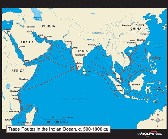 India as a Trade Route