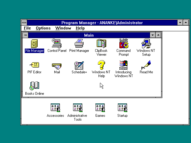 Windows NT 3.51 Workstation