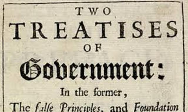 John Locke published Two Treatises of Government