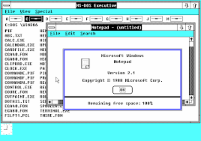 Windows 2.1x