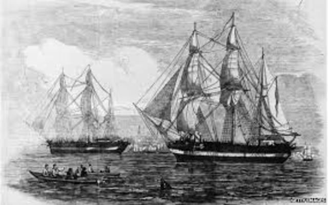 John Franklin starts his Expedition