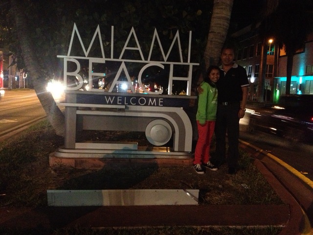 When I went to Orlando and Miami