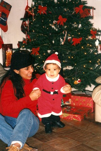 David Valez's first Christmas