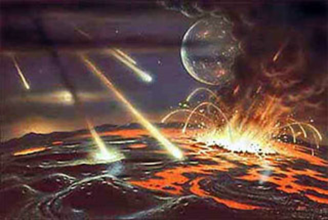 atmosphere and ocean forms.