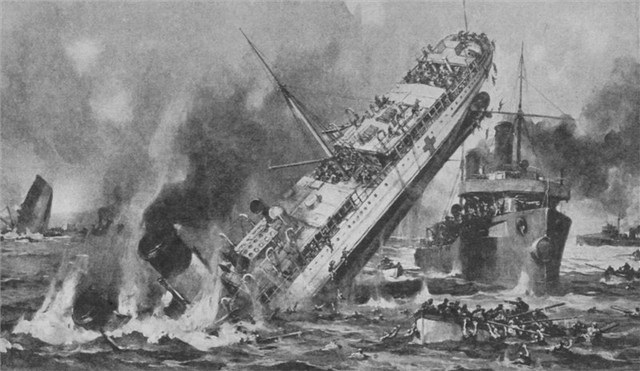 Sinking of British liner Arabic
