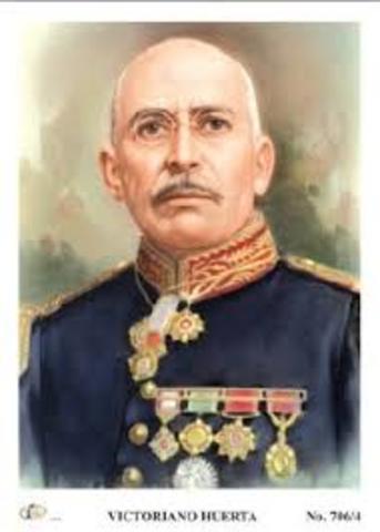 Inicia el gobierno dictatorial de Victoriano Huerta