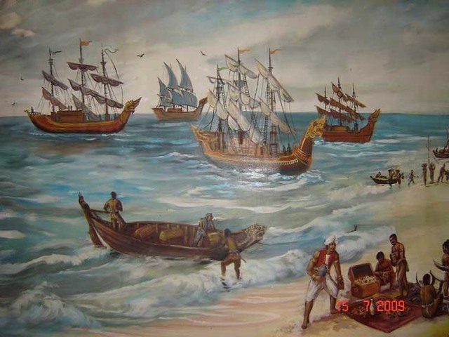 Trading Between The Khmer and Indians