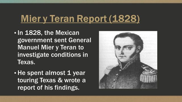 Mier Y Teran Report