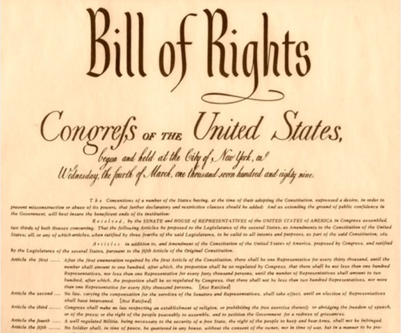 U.S bill of rights