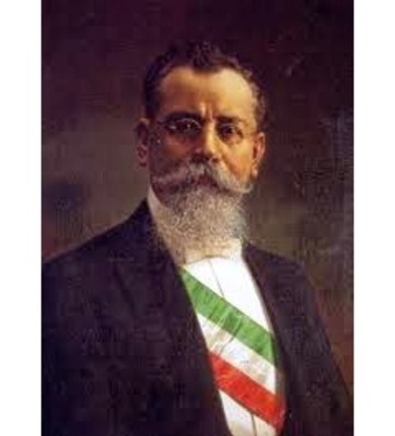 El presidente Venustiano Carranza
