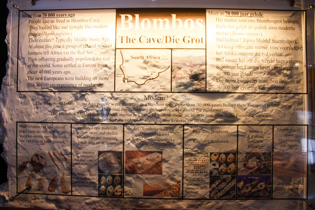 Opening of the Blombos Museum of Archaeology