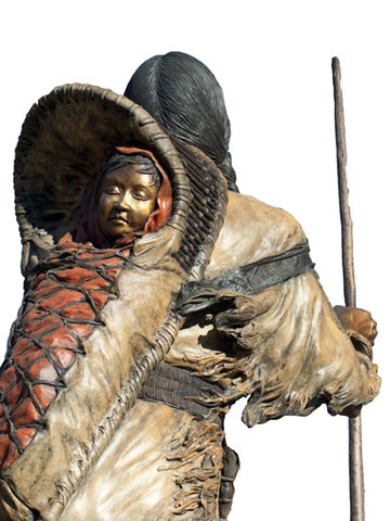 Sacajawea gives birth to a baby boy