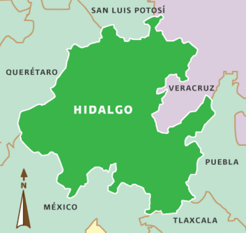 Cambio al estado de Hidalgo