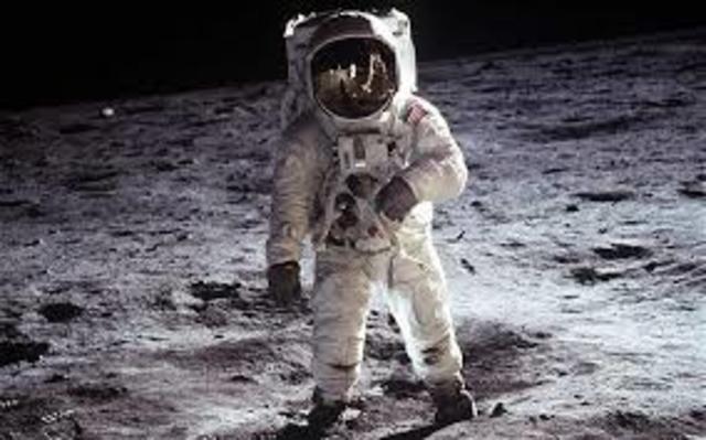 US sends a man to the moon