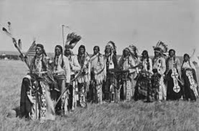 Blackfeet Indians Killed
