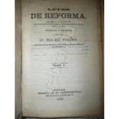 LEYES DE REFORMA