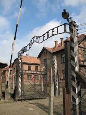 Mass murder of Jewish people at Auschwitz begins