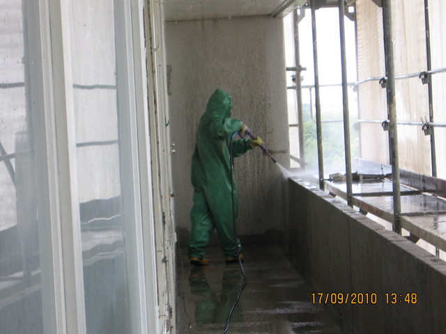 Abschluß der Strahlungsarbeiten