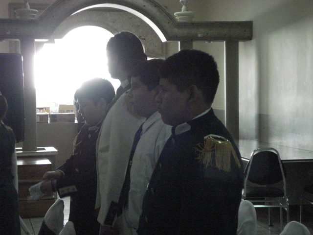 Parte de la escolta de la primaria