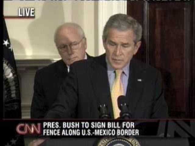 Secure Fence Act authorizes fencing along the US-Mexico border