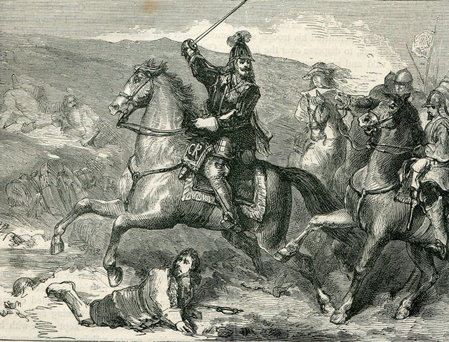 Charles I Leads Troops to the House of Commons