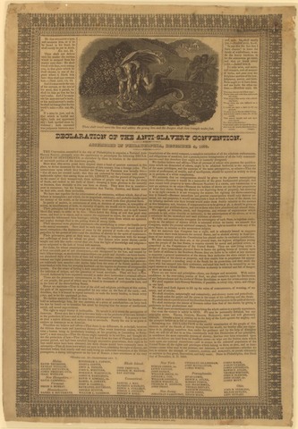 The convention of 1833