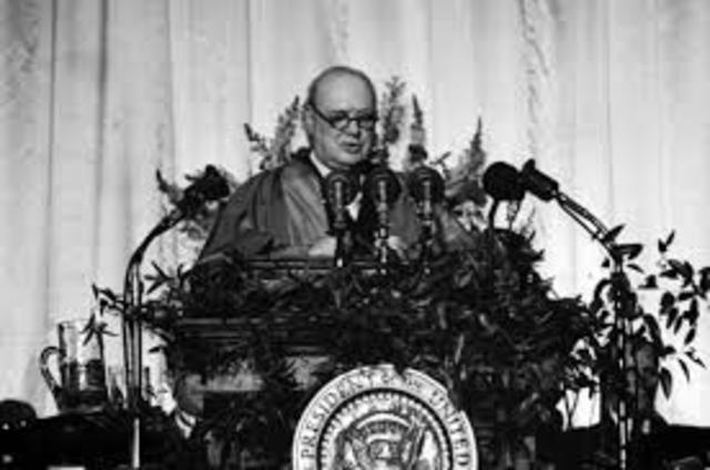 Winston Churchill’s “Iron Curtain” speech