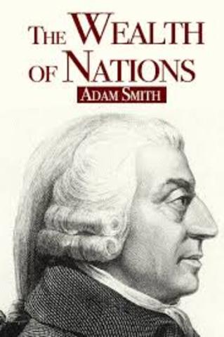 Adam Smith published  The Wealth of Nations