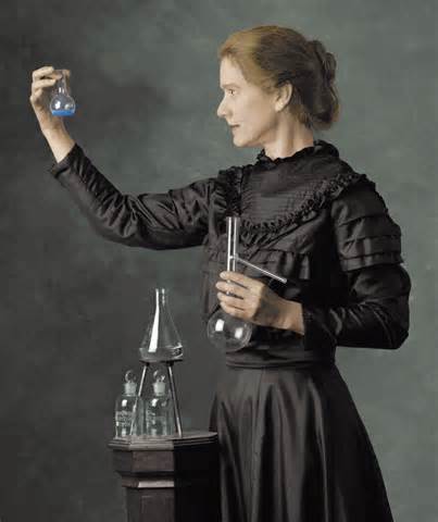 Accidental discovery of the X-rays, helped to grow Marie Curie interest on uranium