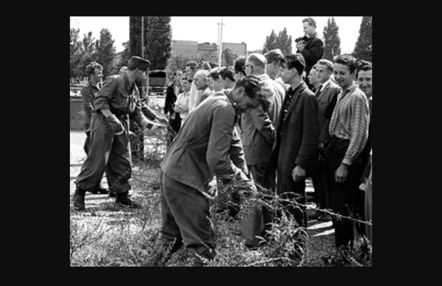 The Berlin Wall is built