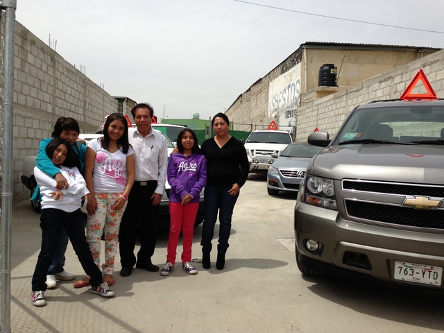 When we opened my dad car lot