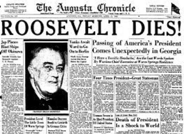 Franklin D. Roosevelt's Death
