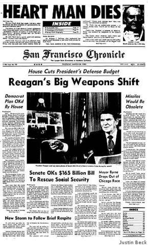 Ronald Reagan proposes ‘Star Wars’ Missile Defense System