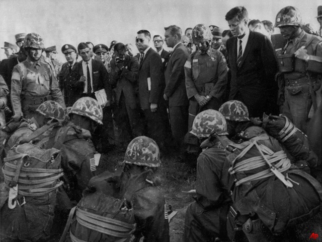 Kennedy Sends Troops to Vietnam