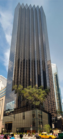 Trump completed development of Trump Tower