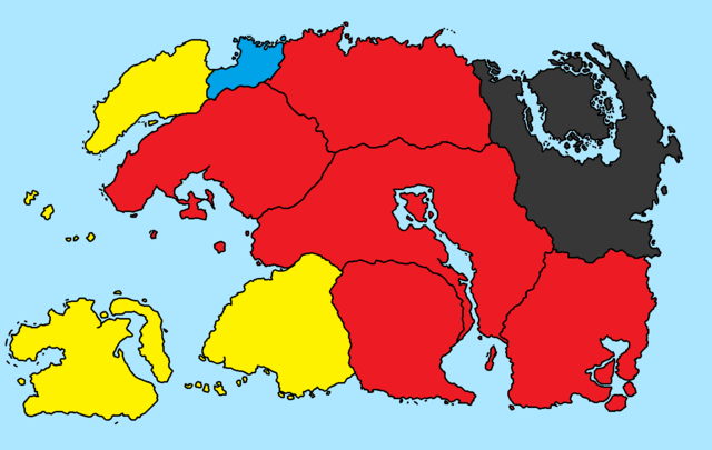 Current political map of Tamriel