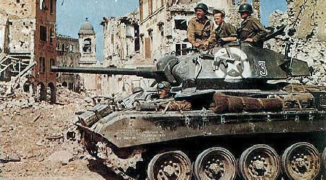 La invasión aliada de Italia.