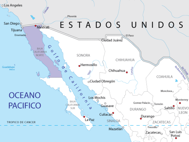 División de Norte y el Sur