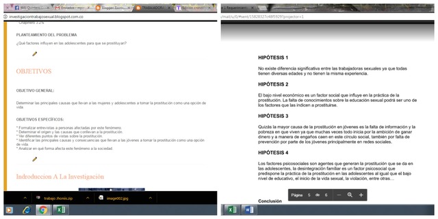 Objetivos e Hipotesis