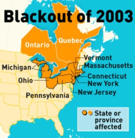Massive Blackout Darkens Northeast & Midwest