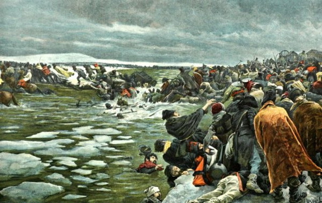 Переправа через реку Березину