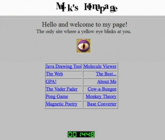 Primera generación de diseño web