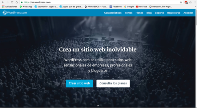 El inicio de un vicio, WORDPRESS